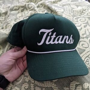 Vintage Green Titans Baseball Cap Halloween Costume